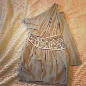 Sass&bide one shouldered silk mini dress